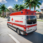 Ambulance Game Driving Sim 3D Unlimited Money Mod Apk VARY